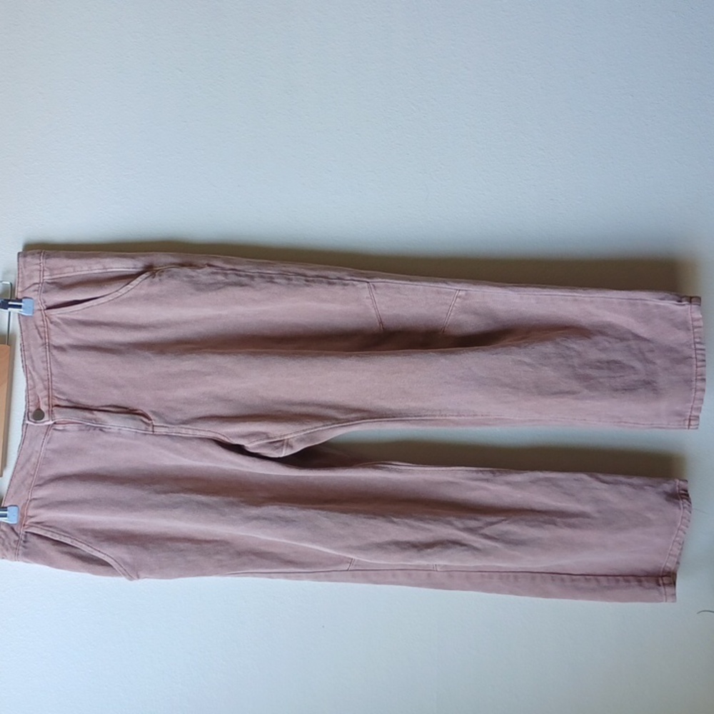Bohme Relaxed Trousers Straight Leg High Rise 100% Cotton Size XL DS0233